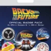Pyramid International BACK TO THE FUTURE - Pack 5 Badges - Delorean