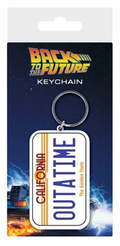 Pyramid International BACK TO THE FUTURE - Porte-Clés Caoutchouc - License Plate