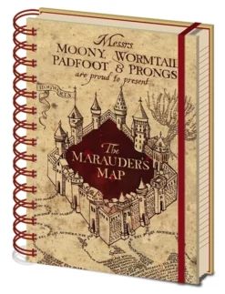 Pyramid International Carnet De Notes A5 Harry Potter - Carte Du Maraudeur