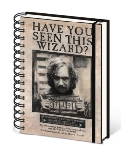Pyramid International Carnet De Notes A5 Harry Potter - Wanted Sirius Black