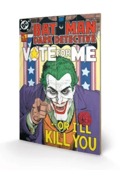 Pyramid International DC COMICS - Impression Sur Bois 40X59 - The Joker Vote For Me