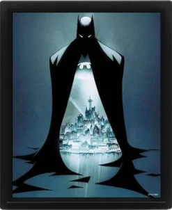Pyramid International Dc Comics Posters Effet 3d Encadrés Batman Gotham Protector 26 X 20 Cm (pack De 3)