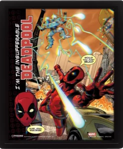 Pyramid International DEADPOOL - 3D Lenticular Poster 26X20 - Attack