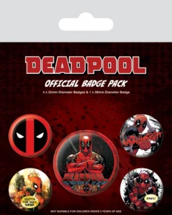 Pyramid International Deadpool - Pack 5 Badges - Deadpool