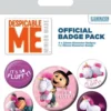 Pyramid International Despicable Me - Pack 5 Badges - It's So Fluffy