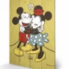 Pyramid International DISNEY - Impression Sur Bois 40X59 - Mickey & Minnie Mouse True Love