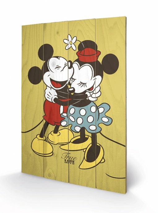 Pyramid International DISNEY - Impression Sur Bois 40X59 - Mickey & Minnie Mouse True Love – Image 2