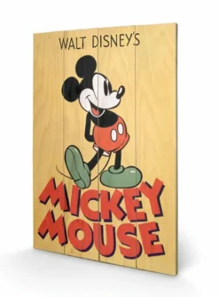 Pyramid International DISNEY - Impression Sur Bois 40X59 - Mickey Mouse Color