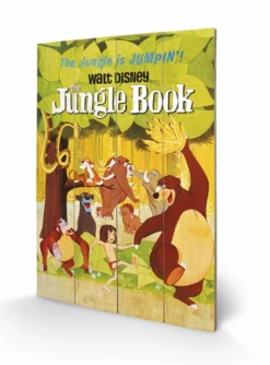 Pyramid International DISNEY - Impression Sur Bois 40X59 - The Jungle Book Jumping