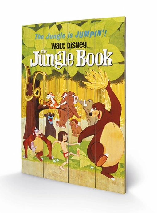 Pyramid International DISNEY - Impression Sur Bois 40X59 - The Jungle Book Jumping