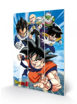 Pyramid International Dragon Ball Z - Heroes - Impression Sur Bois 20x29.5
