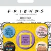 Pyramid International Friends - Pack 5 Badges - Quotes
