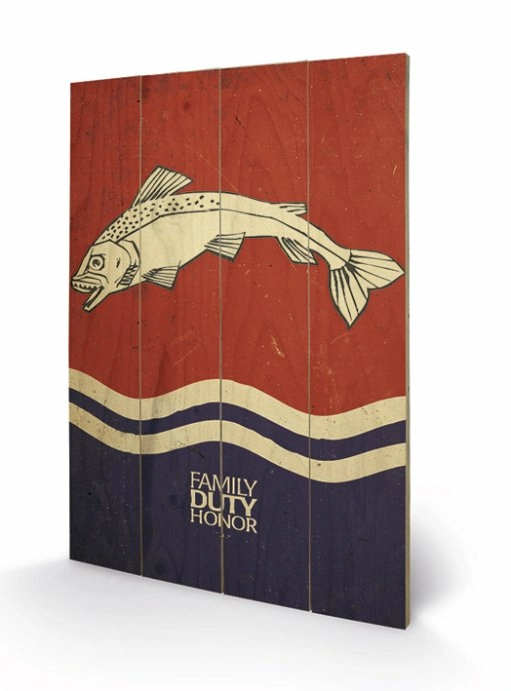 Pyramid International GAME OF THRONES - Impression Sur Bois 40X59 - Tully