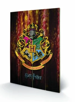 Pyramid International HARRY POTTER - Impression Sur Bois 40X59 - Hogwarts Crest