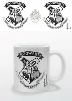 Pyramid International Harry Potter - Mug - 300 Ml - Hogwarts Quest Black And White
