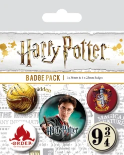 Pyramid International HARRY POTTER - Pack 5 Badges - Gryffindor
