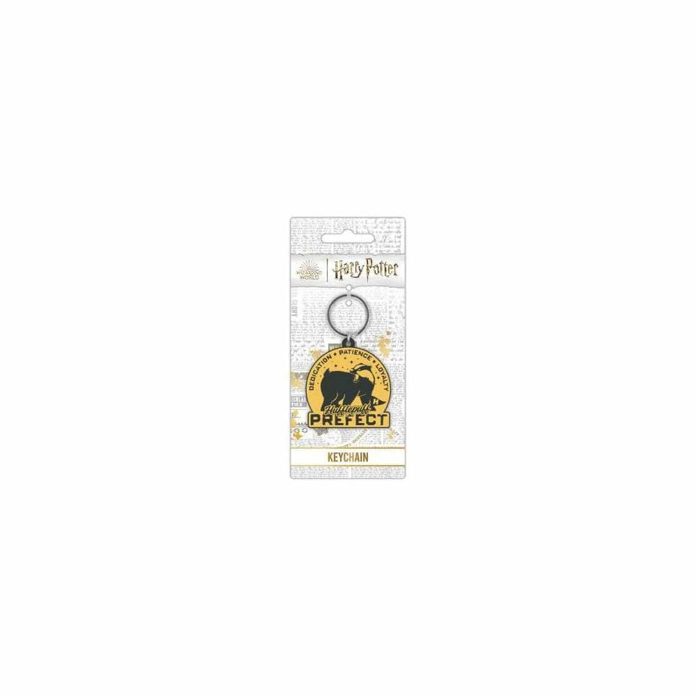 Pyramid International Harry Potter Porte-clés Caoutchouc Clubhouse Hufflepuff 6 Cm