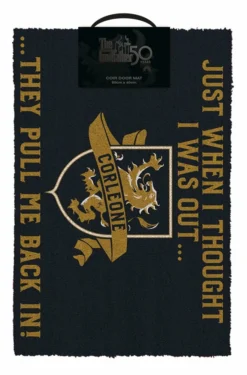 Pyramid International Le Parrain Paillasson Thought I Was Out 40 X 60 Cm