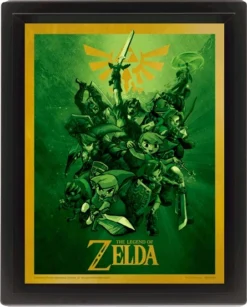 Pyramid International LEGEND OF ZELDA - 3D Lenticular Poster 26X20 - Link