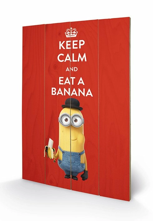Pyramid International MINIONS - Impression Sur Bois 40X59 - Keep Calm – Image 2