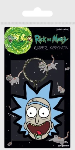 Pyramid International Porte-Clés Risk Et Morty - Rick Sourire Fou
