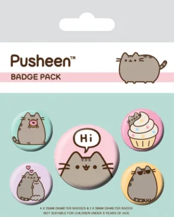 Pyramid International PUSHEEN - Pack 5 Badges - Hi