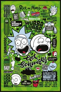 Pyramid International Rick & Morty - Poster 61x91 - Quotes
