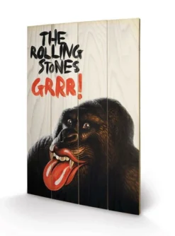Pyramid International ROLLING STONES - Impression Sur Bois 40X59 - Grr!