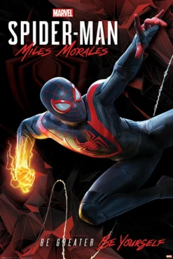 Pyramid International Spider-man Miles Morales - Cybernetic Swing - Poster 61x91cm