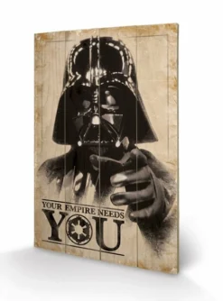 Pyramid International STAR WARS - Impression Sur Bois 40X59 - Your Empire Needs You