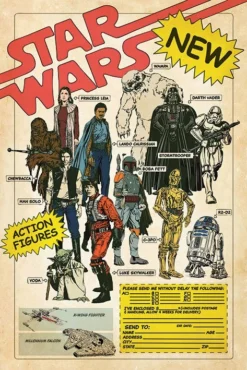 Pyramid International Star Wars Pack Posters Action Figures 61 X 91 Cm (pack De 5)