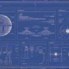 Pyramid International Star Wars - Poster 61x91 - Blueprint Imperial Fleet