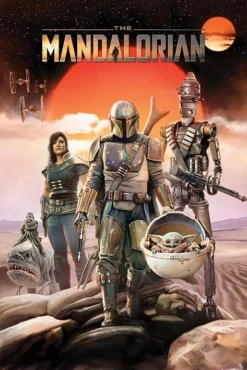 Pyramid International Star Wars - The Mandalorian Group - Poster 61x91