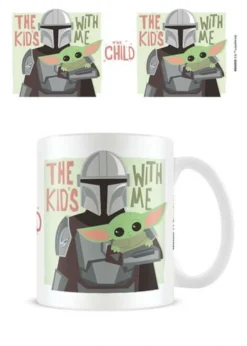 Pyramid International Star Wars- The Mandalorian- Mug- The Kids With Me 315ml