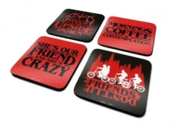 Pyramid International Stranger Things - Pack De 4 Dessous De Verre - Phrases