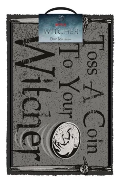 Pyramid International The Witcher - Tapis De Porte "toss A Coin To Your Witcher"