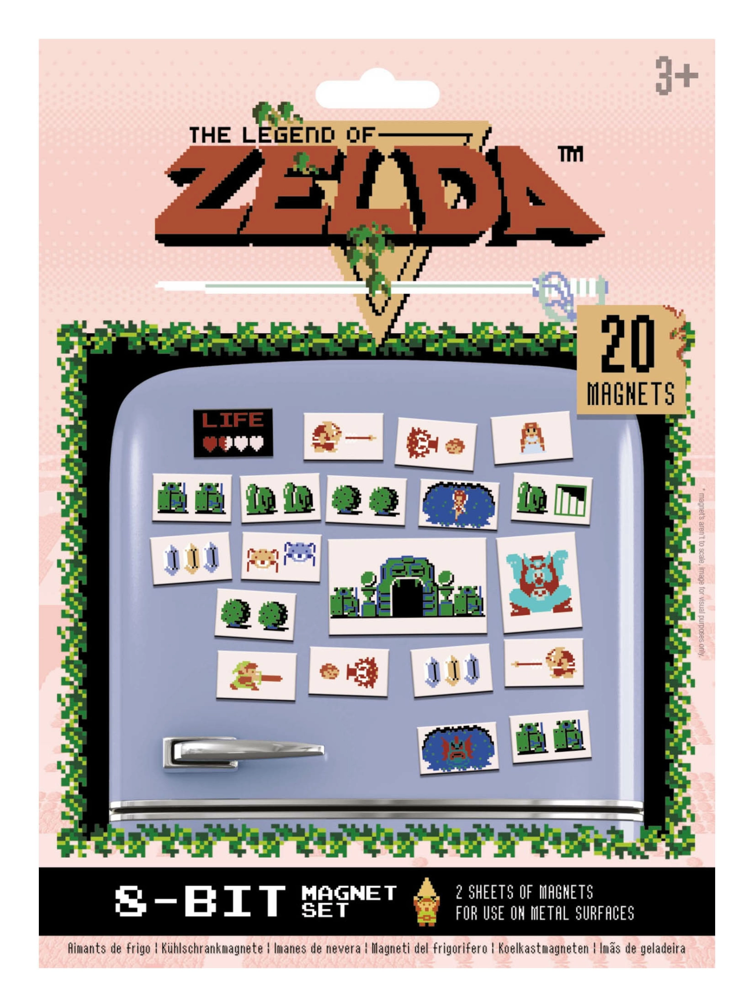 Pyramid International Zelda - Magnet Set - Retro – Image 2